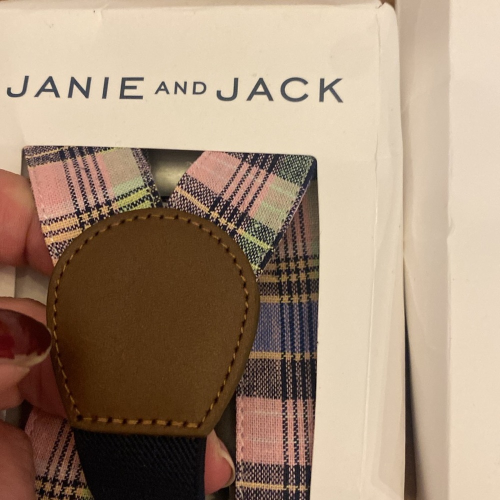 Janie and Jack new suspenders Sz 6-8 - Picture 3 of 4